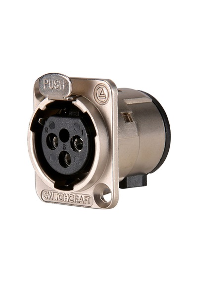 Switchcraft E3fsc Xlr Dişi 3-pin Metal Şase Tipi Konnektör 10'lu