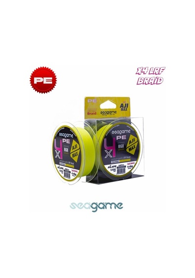 Seagame Ajı Max X4 Pe 125m 0.3 Fluo Yellow Aji Misinası - Standart