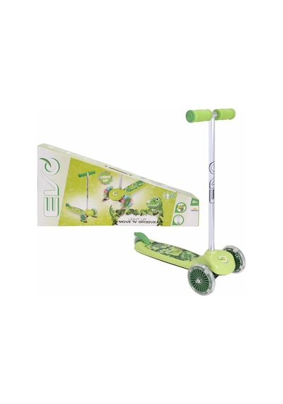 Evo Scooter 3tkr Dino Move N Groove Işık Yeşil