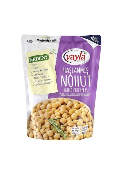 Yayla Haşlanmış Nohut 700 G