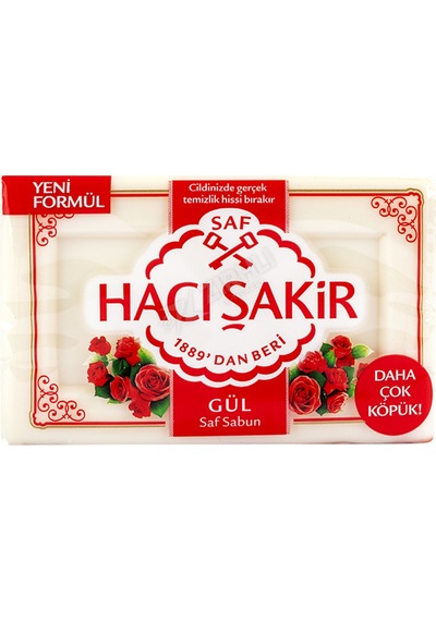 5 Adet Hacı Şakir Sabun Gül 600 Gr Diğer