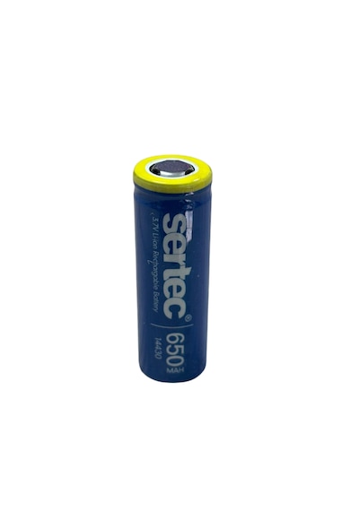 Sertec 3.7v Li-ion 14430 - 650 Mah 1c Şarjlı Pil