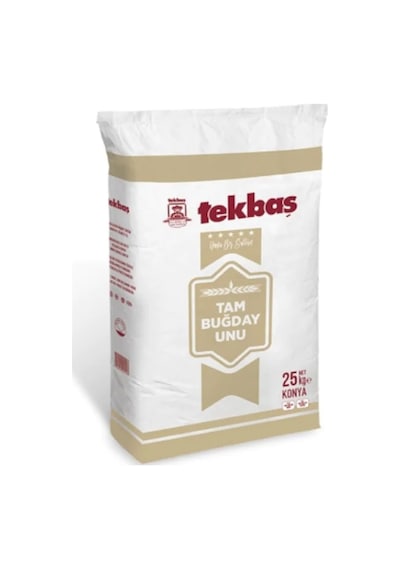 Tekbaş Un Tam Buğday Unu 25 KG