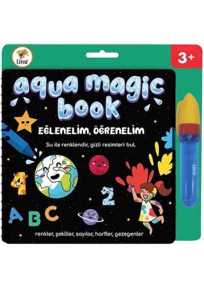 Aqua Magic Book Eğlenelim Öğrenelim Sihirli Boyama Kitabı