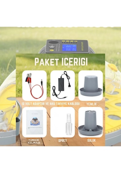 Evonest Evo-ufo-48 48 Yumurtalık Ufo Model Tam Otomatik Kuluçka Makinesi