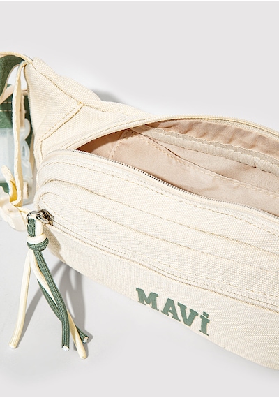 Mavi - Mavi Logo Baskılı Bej Bel Çantası 1912170-30757