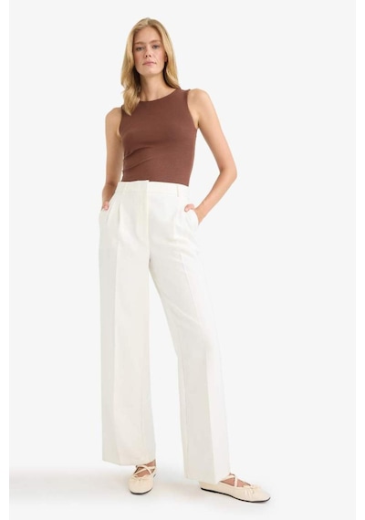 Defacto Slim Fit Dar Kesim Bisiklet Yaka Ribana Atlet F6275ax25aubn167 Kahve
