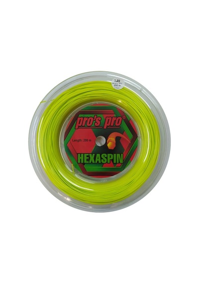 Pros Pro Hexaspin 1,20 Mm. Raket Kordajı 200 Metre Lime