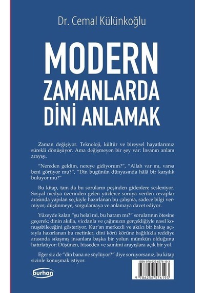 Modern Zamanlarda Dini Anlamak / Dr. Cemal Külünkoğlu