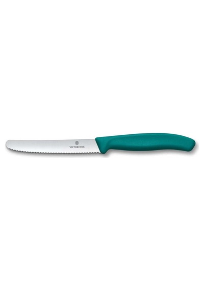 Victorinox 6.7834.C1 Swiss Classic 11 cm Tırtıklı Domates Bıçağı  Yeşil