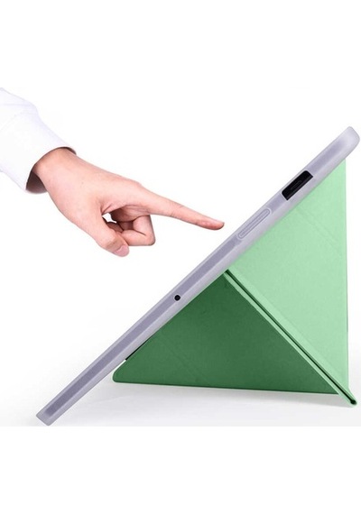 Samsung Uyumlu Galaxy Tab S7 Plus T970 Kılıf Tri Folding Smart With Pen