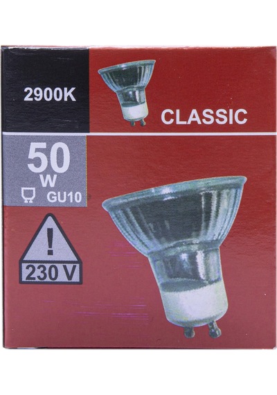 Classic 2900K 50W 230V G.U10 Duy Sarı Renk