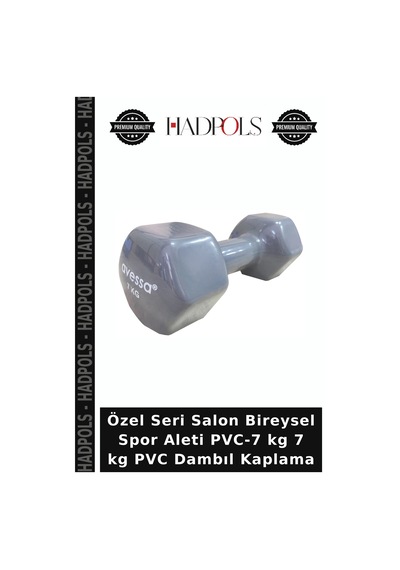 Özel Seri Salon Bireysel Spor Aleti Pvc-7 Kg 7 Kg Pvc Dambıl Kaplama