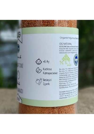 OG Organik Yoğurtsuz Bebek Tarhanası 400 Gr