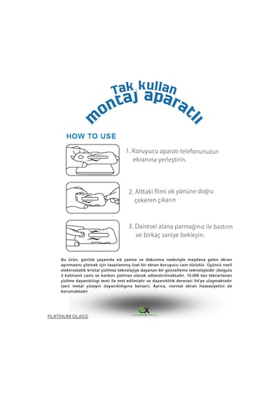Kvk Apple iPhone Uyumlu 17 Pro Max - 9h Hayalet Full Cover Montaj Aparatlı Ekran Koruyucu Cam