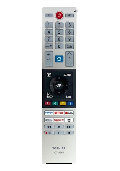 Toshıba Ct-8561 Prime Video Netflıx-youtube-twitch-rakuten Tv Tuşlu Lcd Led Tv Kumanda