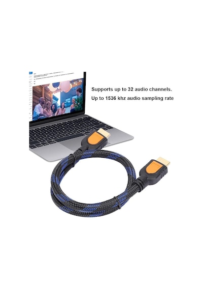 Px-05h 0.5 Metre Hdmi To Hdmi V2.0 Kablo, Kısa Hdmı Erkek Erkek Görüntü Ve Ses Aktarım Kablosu, 4k 2160p Ultra Hd 3d Full Hd Tv Monitör Projeksiyon Pc Laptop Oyun Konsolu Bağlantı Kablosu