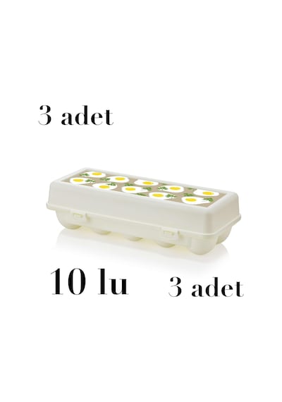 Yumurta Saklama Kabı 3 Adet 10 Lu Yumurta Taşıma Kabı Bpa İçermez Genel