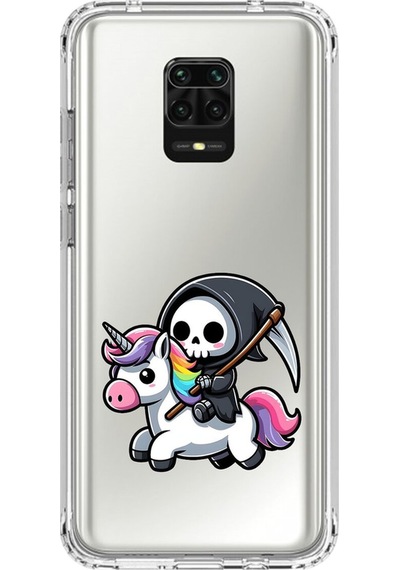 Xiaomi Redmi Note 9 Pro Uyumlu Şeffaf Kılıf New Minies 1 Tasarımlı