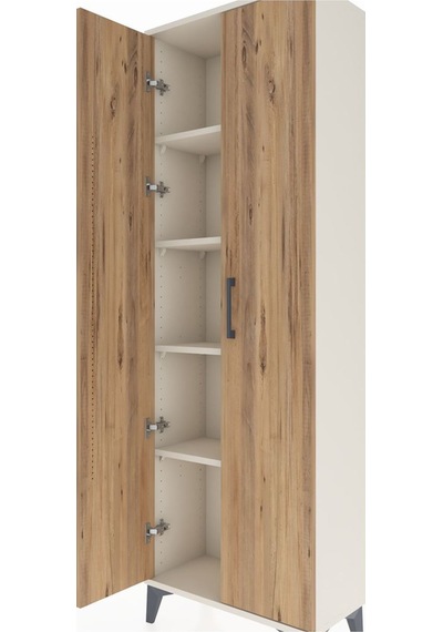 Arges Dolap 4 Raflı 2 Kapaklı 60x30x182 Aytaşı-çam Aytaşı Arges Dolap 4 Raflı 2 Kapaklı 60x30x182 Aytaşı-çam Aytaşı
