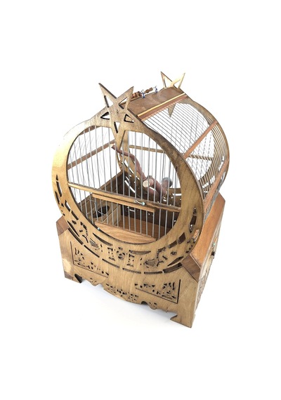 Naturbirds Ahşap Ayyıldız Kafes