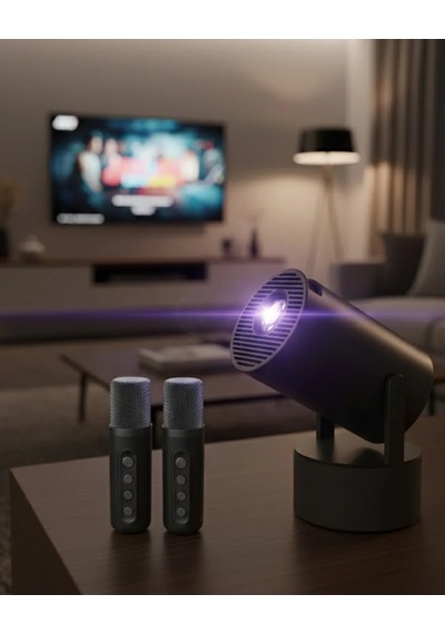 3ü1 Arada Projeksiyon Karaoke Ve Bluetooth Hoparlör