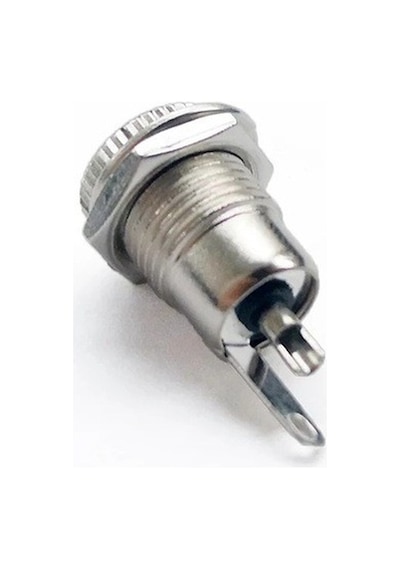 Ic-258D Dc Şase 2,1Mm Metal 12Mm 10 Adet