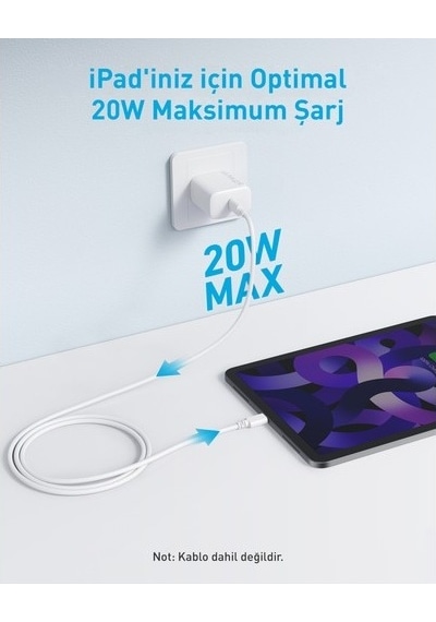 Anker A2347 20W Hızlı Şarj Adaptörü