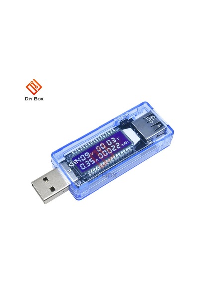 Kırmızı-mavi-led Dijital Voltmetre Ampermetre Dc 100v 10a Akım Gerilim Ölçer Usb Şarj Cihazı
