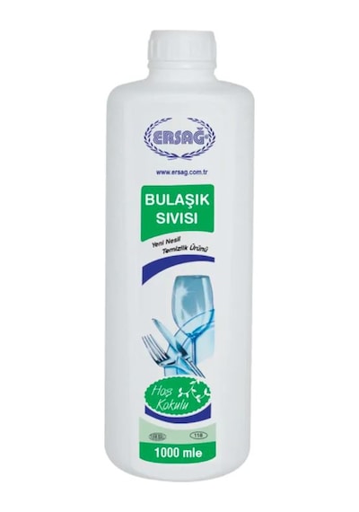Ersağ Hoş Kokulu Elde Sıvı Bulaşık Deterjanı 1 L