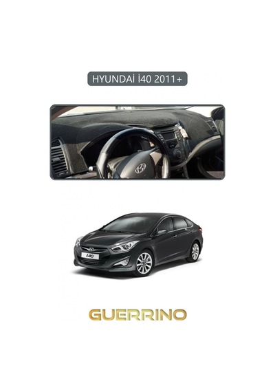 Hyundai İ40 2011+ İ30 Torpido Koruma Halısı Gri Kenar 1 Adet