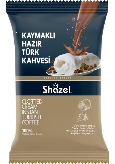 Shazel Kaymaklı Hazır Türk Kahvesi 100 Gr Öğütülmüş