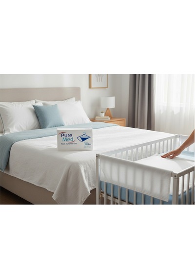 Puremed Yatak Koruyucu Örtü 60x90 Cm Tek Kullanımlık Sıvı Geçirmez Hasta Altı Örtüsü