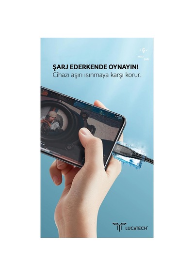 Tr 120w Type-c To Type-c Şarj Kablosu, 2 Metre, Örgülü, Samsung S25/s25+/s25 Ultra/xiaomi 14/14 Pro/14 Ultra İle Uyu Diğer
