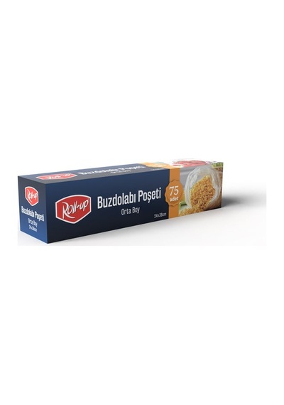 Roll-up Buzdolabı Poşeti Orta Boy 24x38cm 75 Adet 24'li Paket