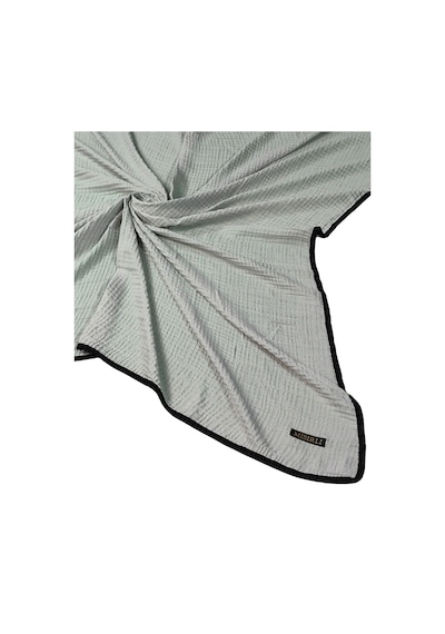 Mim Eşarp Mısırlı Eşarpları Biyeli Müslin Düz Renk Eşarp 100x100cm Gri