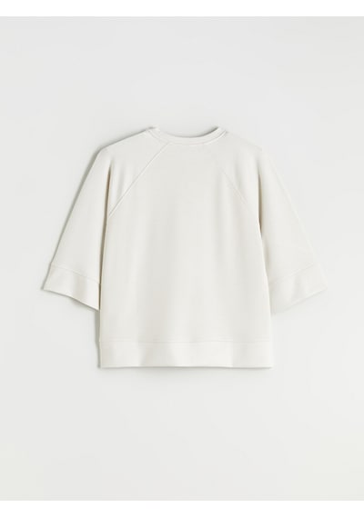 Lcw Vision Bej Bisiklet Yaka Kadın Sweatshirt