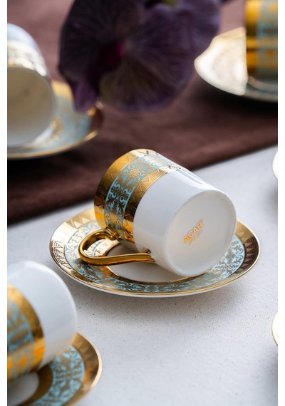 Tr Hermia 6 Kişilik Kahve Fincanı Takımı - 90 Ml Hxf-06926/6-mvı Renkli Hxf-06926/6-mvı Diğer