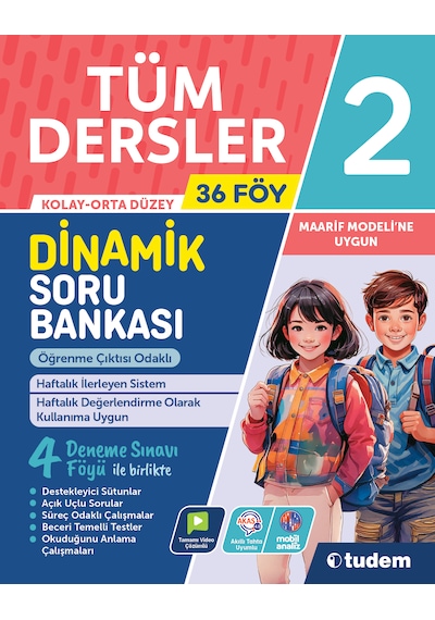 2. Sınıf Tüm Dersler Dinamik Soru Bankası