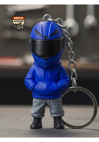 3d Baskı Lacivert Motorcu Anahtarlık Motor Aksesuar Motor & Motosiklet Tutkunlarına Özel