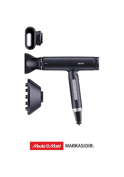 Koenıc Khd 203326 Bldc Negatif İyonlu Profesyonel 2000 W Saç Kurutma Makinesi Siyah