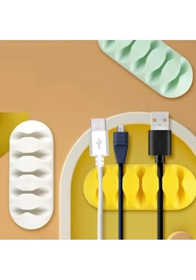 Mucit Home 3 Adet 5 Kanallı Kablo Düzenleyeci Yapışkanlı Kablo Toplayıcı Masa Kablo Düzenleyici