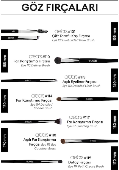 Kabuki Fırça Cre'ars Face Brush 102