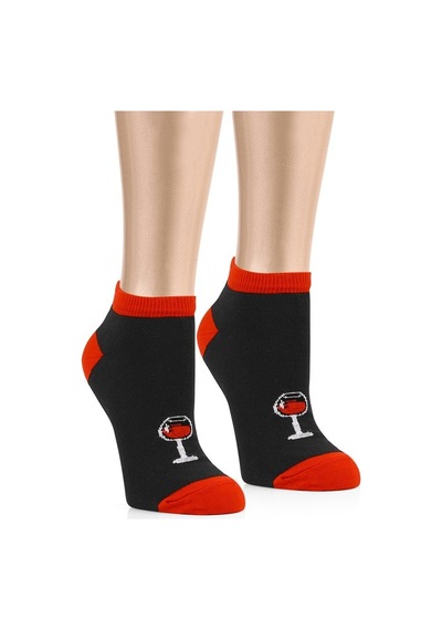 Ozzy Socks 5 Çift Eğlenceli Desenler Kadın Patik Çorap Ozzyp005-36 - 40 Çok Renkli