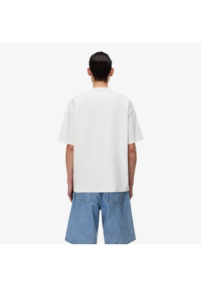 Napapijri S-krous Erkek Beyaz T-shirt Np0a4g3s2061