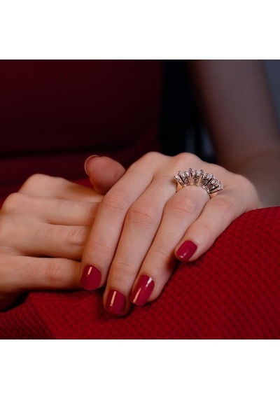 F Renk 1.75 Karat Pırlanta Beştaş Yüzük-31