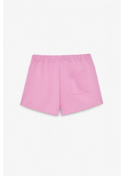 Ethıquet NUA Kadın Esnek Kumaşlı Kordonlu Comfort Fit Pembe Şort