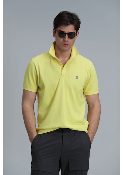 Lufian Erkek Laon Smart Polo T-shirt 111040164 Sarı