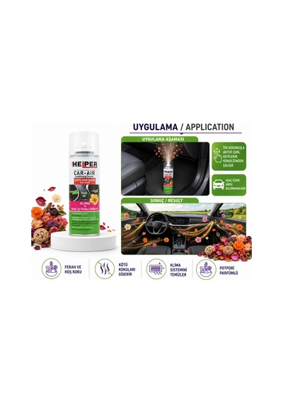 Helper Klima Koku Giderici Sprey Potpori 200 Ml