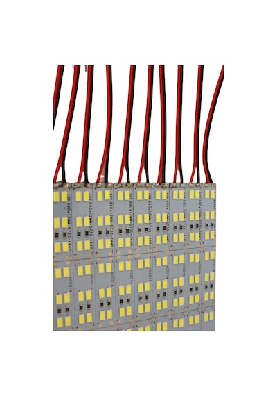 12v 5730 Çift Sıra Alüminyum Çubuk Led 144 Ledli Gün Işığı 1m